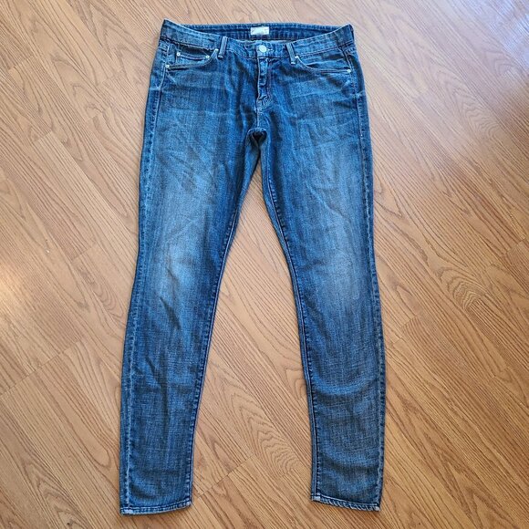 MOTHER DENIM THE LOOKER MID-RISE SKINNY JEANS STRETCH HOOKED WASH sz 30 - Picture 2 of 8